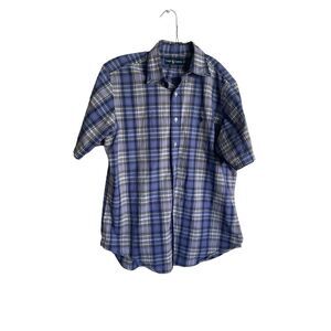 Ralph Lauren Mens Multicolor Cotton Classic Fit Short Sleeve Shirt Size Large